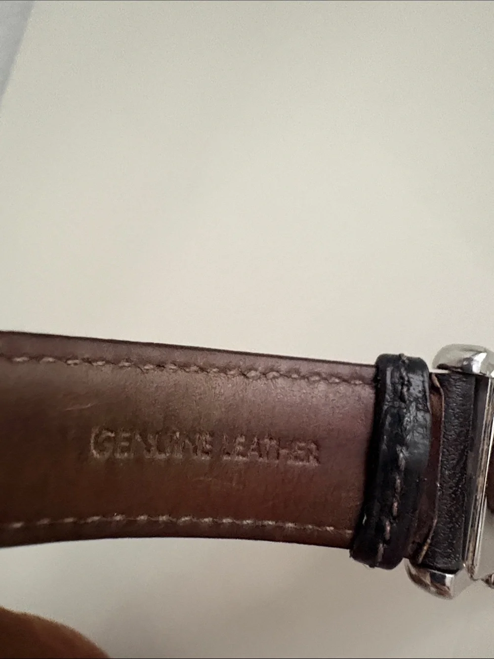 Coach W502B Swiss Quartz Watch – Black Leather Strap | Classic Rectangle Watch
